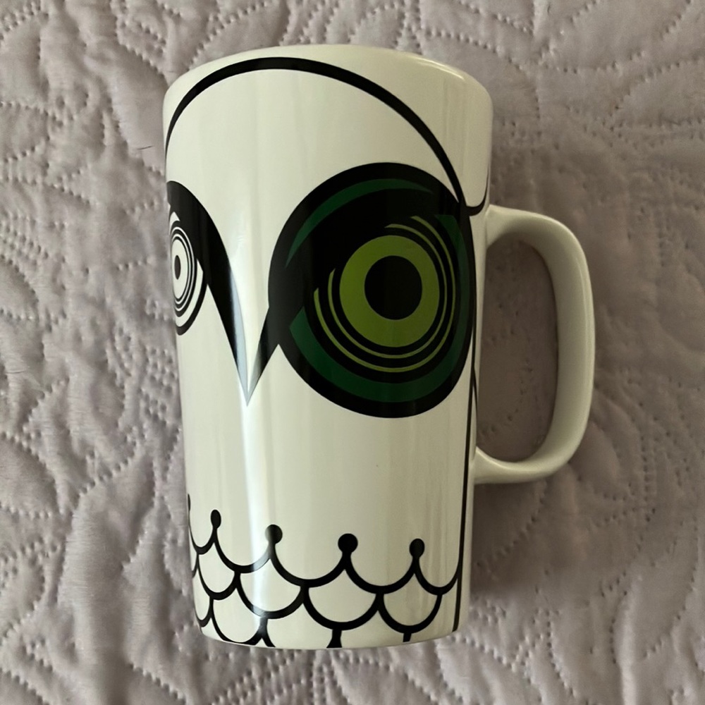 Vintage Starbucks 2014 Limited Edition Owl Mug